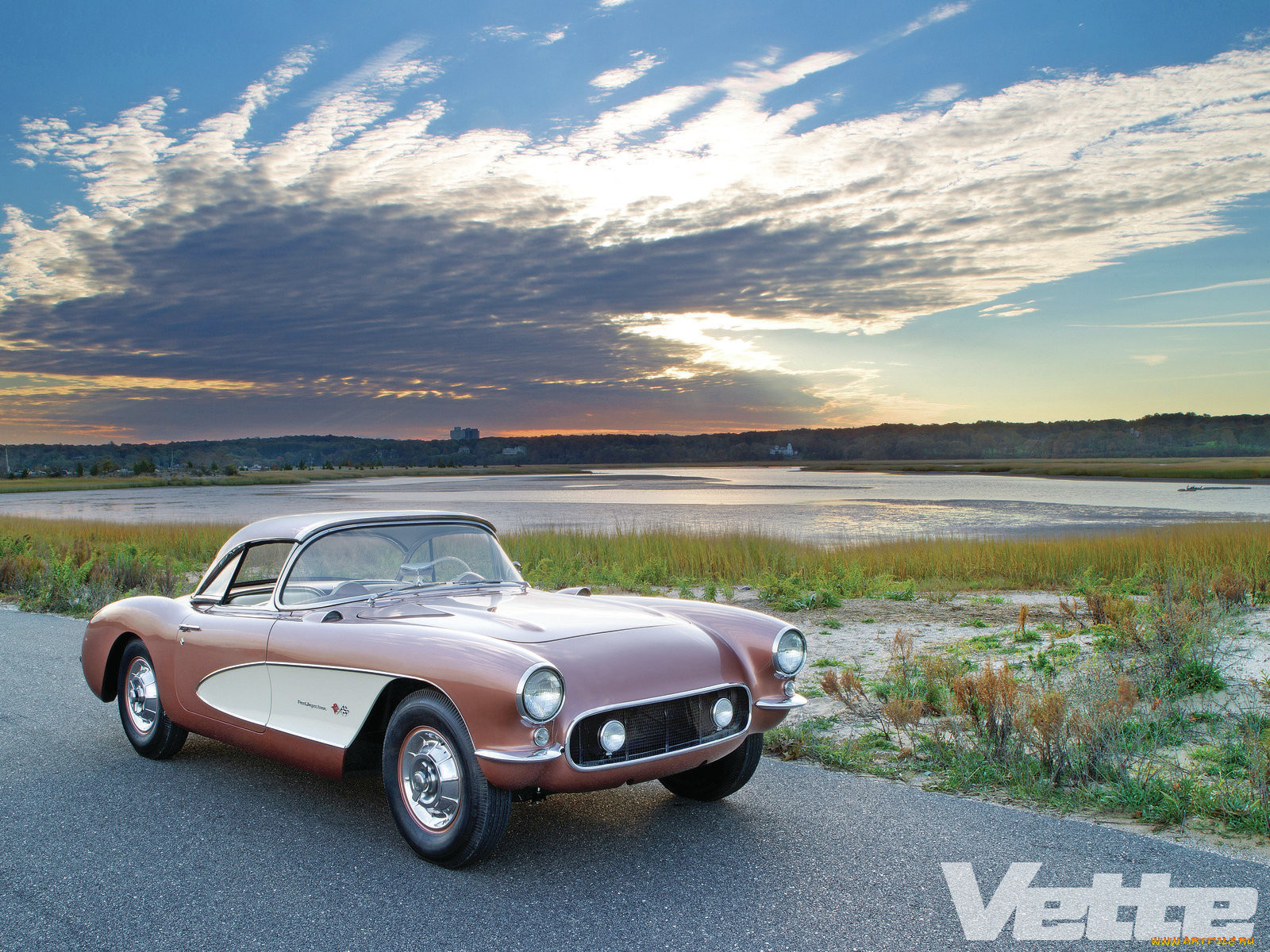 1957, chevrolet, corvette, 